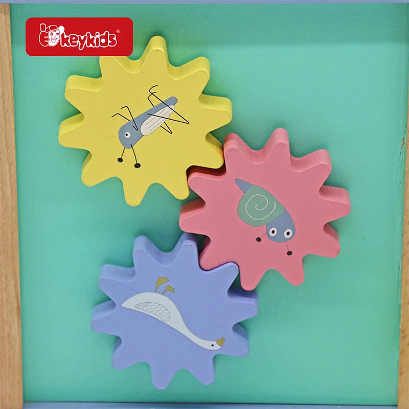 Multicolor 5 in 1 Activity Center Wooden Educational Toys For Toddlers W11B311